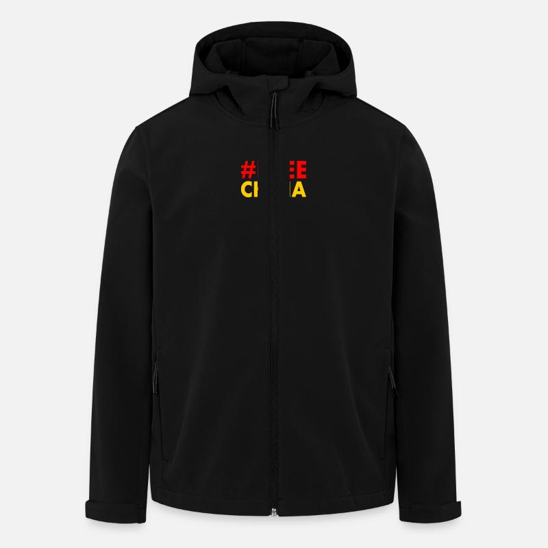 Free china - Men’s Recycled Softshell Jacket by Stanley/Stella - black