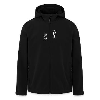 St. Patrick's Day Geschenk Kleeblatt Männer, Frauen, Kinder - Recycelte Männer Softshell-Jacke von Stanley/Stella - Schwarz - Vorne - AI Model Male 185 light (185cm)