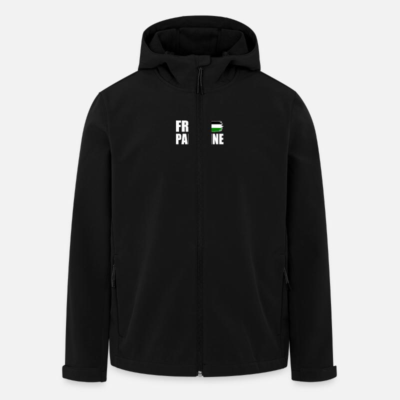 Free palestine - Recycelte Männer Softshell-Jacke von Stanley/Stella - Schwarz