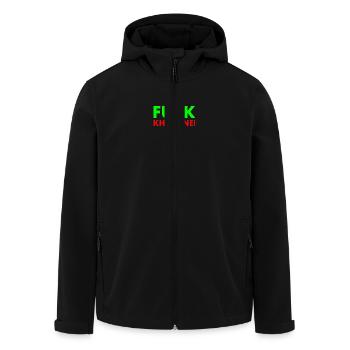 Fuck khamenei Chamenei - iran - Veste softshell homme en polyester recyclé Stanley/Stella - noir - Devant - AI Model Male 185 light (185cm)