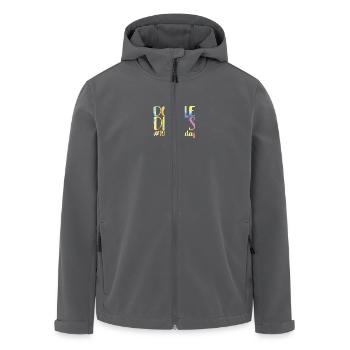 10th Birthday Gift, 10 Years Old, For Boys & Girls - Men’s Recycled Softshell Jacket by Stanley/Stella - anthracite - Front - AI Model Male 185 light (185cm)
