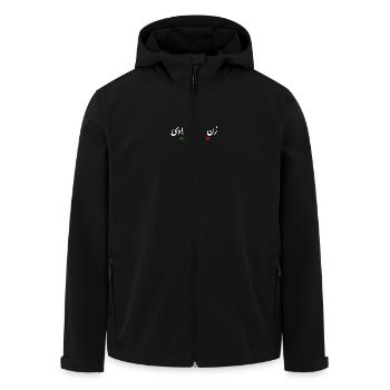 Women life freedom - Veste softshell homme en polyester recyclé Stanley/Stella - noir - Devant - AI Model Male 185 light (185cm)