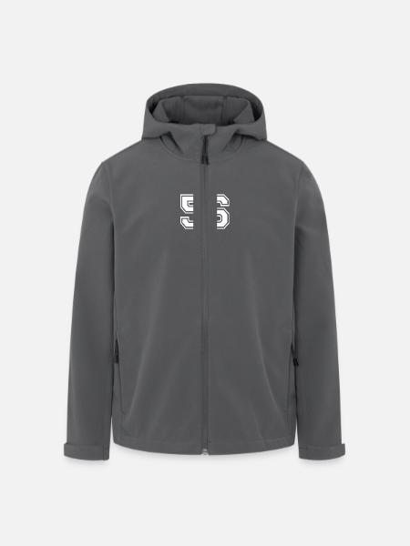 56 - Recycelte Männer Softshell-Jacke von Stanley/Stella - Schwarz