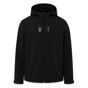 Retro Wifey Matching Couple Wedding Party Mariage - Veste softshell homme en polyester recyclé Stanley/Stella - noir - Devant - AI Model Male 185 light (185cm)