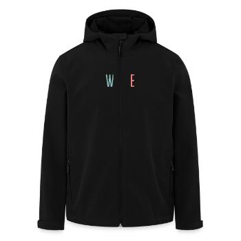 Retro Wife Matching Couple Wedding Party Mariage - Veste softshell homme en polyester recyclé Stanley/Stella - noir - Devant - AI Model Male 185 light (185cm)