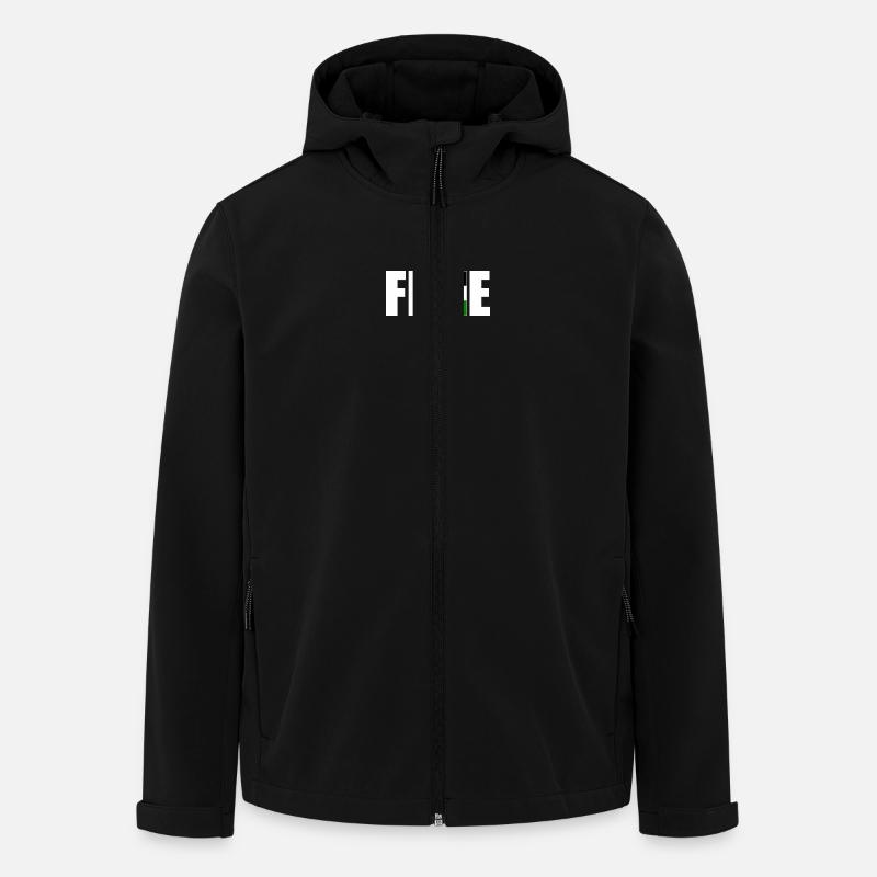 Free palestine - Men’s Recycled Softshell Jacket by Stanley/Stella - black