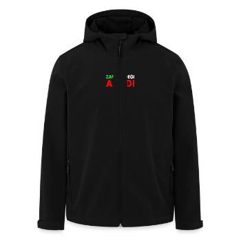 Zan zendegi azadi women life freedom - Recycelte Männer Softshell-Jacke von Stanley/Stella - Schwarz - Vorne - AI Model Male 185 light (185cm)