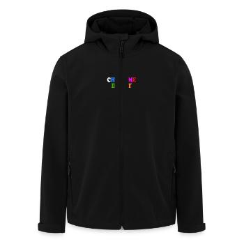 Choke me daddy - Men’s Recycled Softshell Jacket by Stanley/Stella - black - Front - AI Model Male 185 light (185cm)