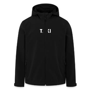 Taxi - Recycelte Männer Softshell-Jacke von Stanley/Stella - Schwarz - Vorne - AI Model Male 185 light (185cm)
