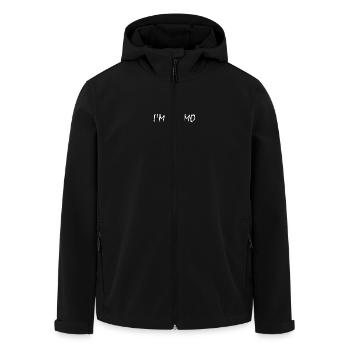 Im so emo - Men’s Recycled Softshell Jacket by Stanley/Stella - black - Front - AI Model Male 185 light (185cm)