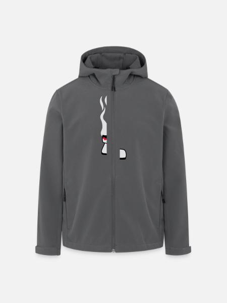 Burned Feet - Recycelte Männer Softshell-Jacke von Stanley/Stella - Schwarz