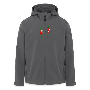 Basque rugby sports - Men’s Recycled Softshell Jacket by Stanley/Stella - black - Front - AI Model Male 185 light (185cm)