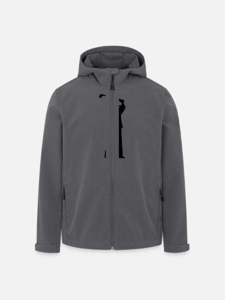 Golf - Men’s Recycled Softshell Jacket by Stanley/Stella - black