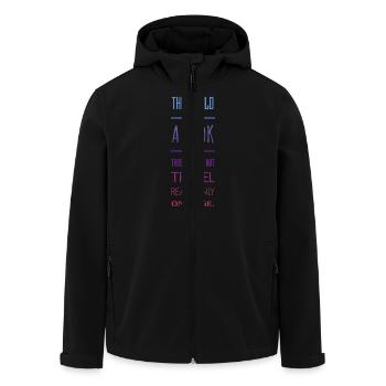 Le monde est un livre. - Veste softshell homme en polyester recyclé Stanley/Stella - noir - Devant - AI Model Male 185 light (185cm)