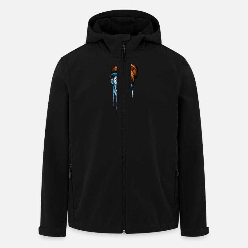 snowboarders - Men’s Recycled Softshell Jacket by Stanley/Stella - black