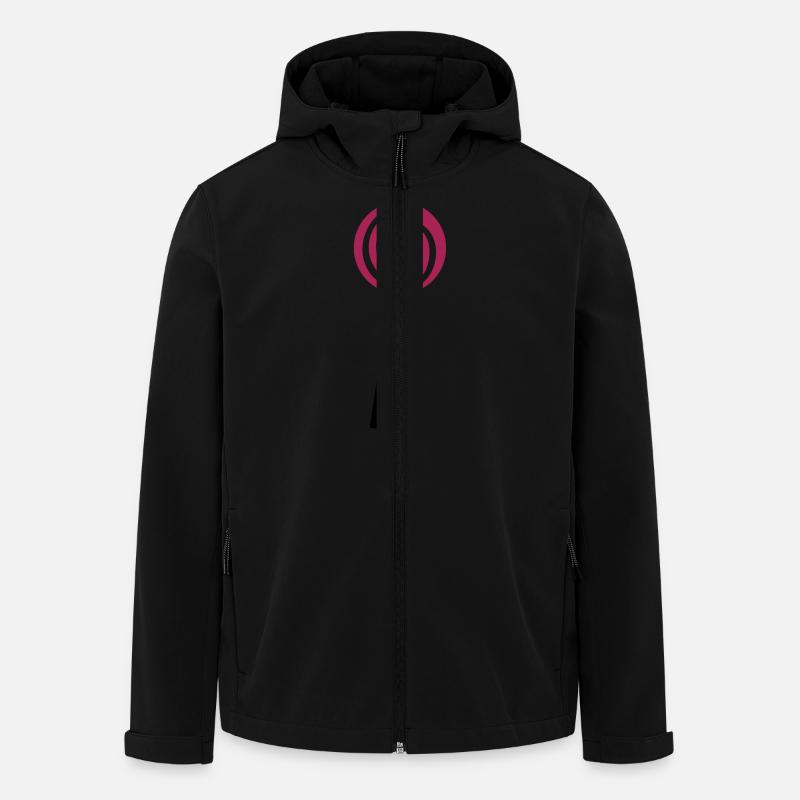 lollipop_01 - Recycelte Männer Softshell-Jacke von Stanley/Stella - Schwarz