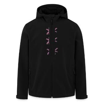 oktopus dreifach - Recycelte Männer Softshell-Jacke von Stanley/Stella - Schwarz - Vorne - AI Model Male 185 light (185cm)