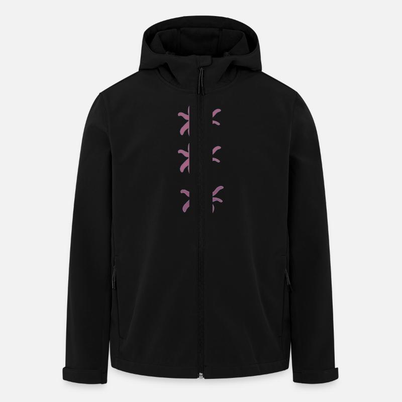 oktopus dreifach - Recycelte Männer Softshell-Jacke von Stanley/Stella - Schwarz