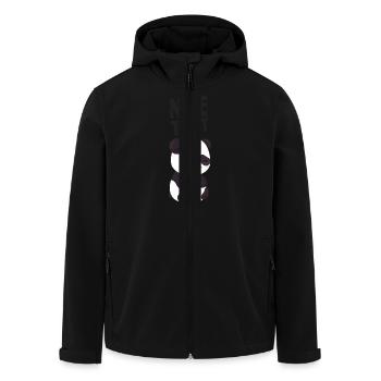 Nope Not Today - Cute Panda - Recycelte Männer Softshell-Jacke von Stanley/Stella - Schwarz - Vorne - AI Model Male 185 light (185cm)