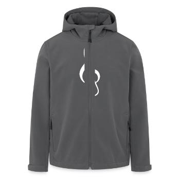 Einzigartiges Notenschlüssel T Shirt Design - Recycelte Männer Softshell-Jacke von Stanley/Stella - Schwarz - Vorne - AI Model Male 185 light (185cm)