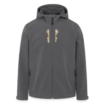 Flauschiges Bär T-Shirt – Kawaii und Cozy Style - Recycelte Männer Softshell-Jacke von Stanley/Stella - Schwarz - Vorne - AI Model Male 185 light (185cm)