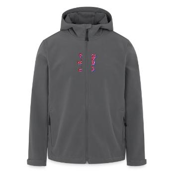 roude leiw - Recycelte Männer Softshell-Jacke von Stanley/Stella - Schwarz - Vorne - AI Model Male 185 light (185cm)