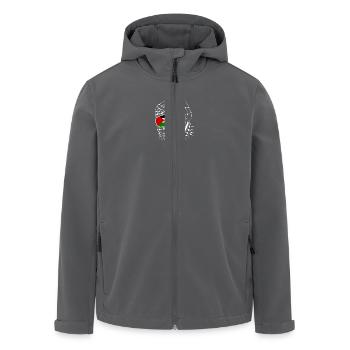 Free palestine Kufiya - Men’s Recycled Softshell Jacket by Stanley/Stella - black - Front - AI Model Male 185 light (185cm)