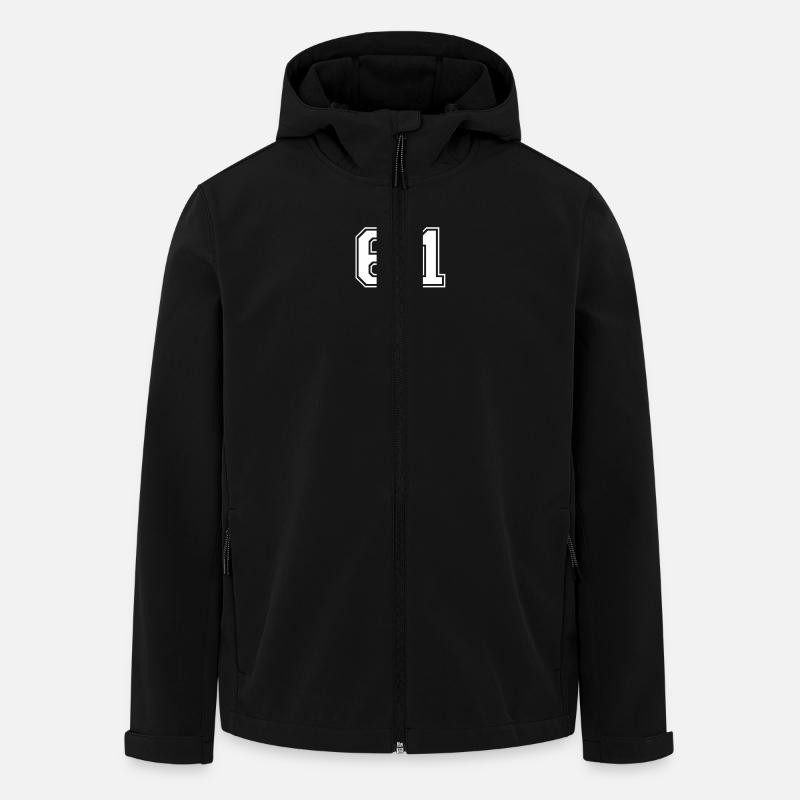 61 - Men’s Recycled Softshell Jacket by Stanley/Stella - black