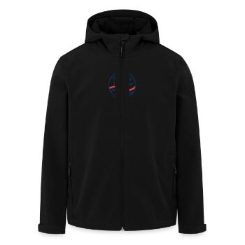 file 00000000676061f7b677d8e34dfd9326 - Recycelte Männer Softshell-Jacke von Stanley/Stella - Schwarz - Vorne - AI Model Male 185 light (185cm)