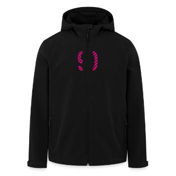 90. 90 ANS. 90e ANNIVERSAIRE. ANNIVERSAIRE 90 ANS. - Veste softshell homme en polyester recyclé Stanley/Stella - noir - Devant - AI Model Male 185 light (185cm)