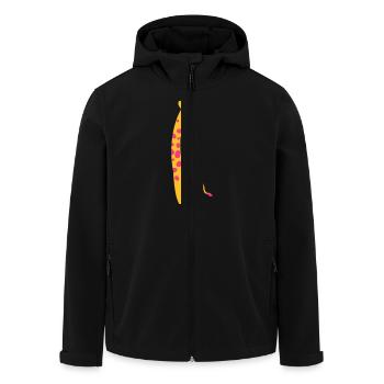 cute giraffe - Veste softshell homme en polyester recyclé Stanley/Stella - noir - Devant - AI Model Male 185 light (185cm)