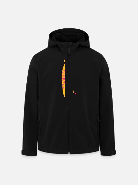 cute giraffe - Recycelte Männer Softshell-Jacke von Stanley/Stella - Schwarz