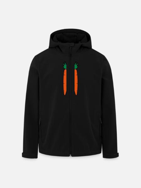 Carrots - Recycelte Männer Softshell-Jacke von Stanley/Stella - Schwarz