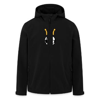 KING FOOTBALL - Veste softshell homme en polyester recyclé Stanley/Stella - noir - Devant - AI Model Male 185 light (185cm)