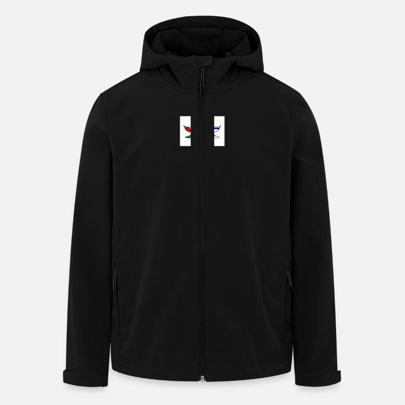Free Palestine Israel frieden - Recycelte Männer Softshell-Jacke von Stanley/Stella - Schwarz