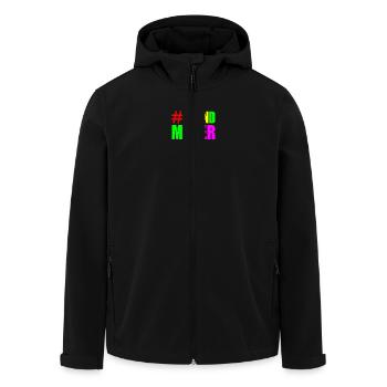 brandmauer - Recycelte Männer Softshell-Jacke von Stanley/Stella - Schwarz - Vorne - AI Model Male 185 light (185cm)