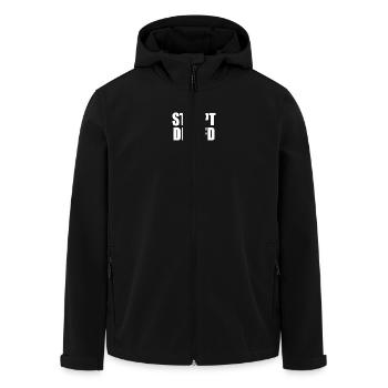 Stoppt die afd - Recycelte Männer Softshell-Jacke von Stanley/Stella - Schwarz - Vorne - AI Model Male 185 light (185cm)
