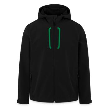 Traffic light - Men’s Recycled Softshell Jacket by Stanley/Stella - black - Front - AI Model Male 185 light (185cm)