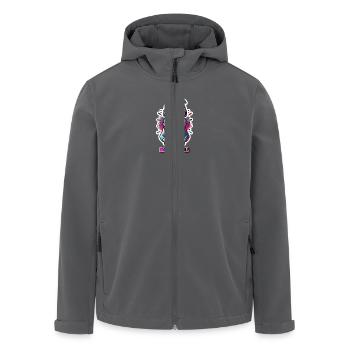 digga chill - Recycelte Männer Softshell-Jacke von Stanley/Stella - Schwarz - Vorne - AI Model Male 185 light (185cm)