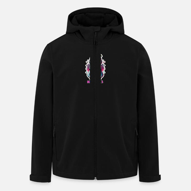 digga chill - Recycelte Männer Softshell-Jacke von Stanley/Stella - Schwarz