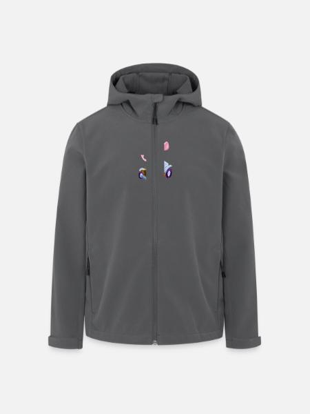 RosaFant - Recycelte Männer Softshell-Jacke von Stanley/Stella - Schwarz