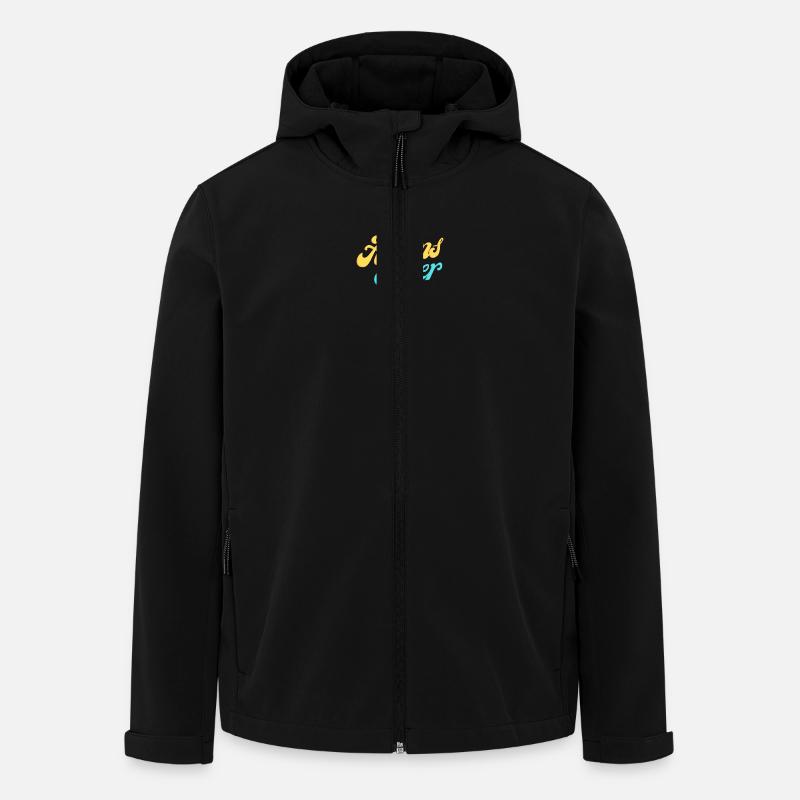 Ab ans Meer - Recycelte Männer Softshell-Jacke von Stanley/Stella - Schwarz