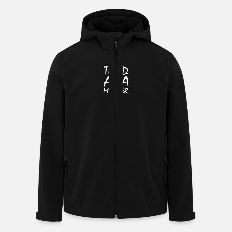 Tired as a mother - Men’s Recycled Softshell Jacket by Stanley/Stella - black