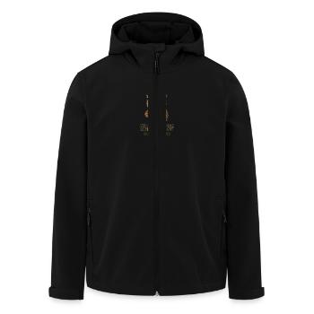 Matura 2025 Shirt – Ohne Schlaf geschafft - Recycelte Männer Softshell-Jacke von Stanley/Stella - Schwarz - Vorne - AI Model Male 185 light (185cm)