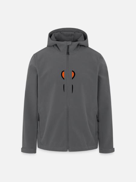 I-love-u-logo - Men’s Recycled Softshell Jacket by Stanley/Stella - black