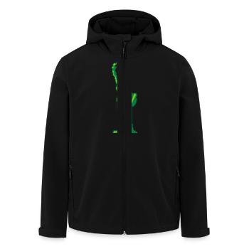 8bit Freiheitsstatue - Recycelte Männer Softshell-Jacke von Stanley/Stella - Schwarz - Vorne - AI Model Male 185 light (185cm)