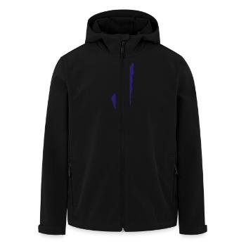 Israel - Veste softshell homme en polyester recyclé Stanley/Stella - noir - Devant - AI Model Male 185 light (185cm)