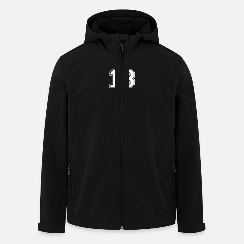 13 - Men’s Recycled Softshell Jacket by Stanley/Stella - black
