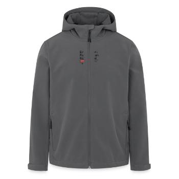 Error 404: Motivation Not Found – Glitch T-Shirt - Men’s Recycled Softshell Jacket by Stanley/Stella - black - Front - AI Model Male 185 light (185cm)
