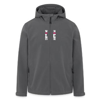 Women life freedom iran - Recycelte Männer Softshell-Jacke von Stanley/Stella - Schwarz - Vorne - AI Model Male 185 light (185cm)